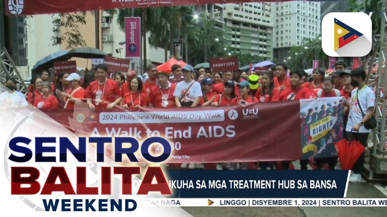 World AIDS Day Walk, isinagawa sa pangunguna ng DOH