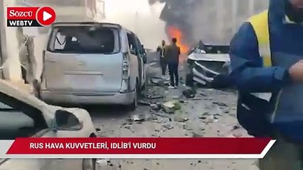 Rus Hava Kuvvetleri, Idlib'i vurdu
