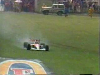 F1 - Alain Prost & Gerhard Berger - accident