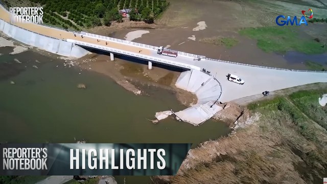 Flood control project sa Nueva Ecija, gumuho ang isang bahagi dahil sa bagyo | Reporter's Notebook