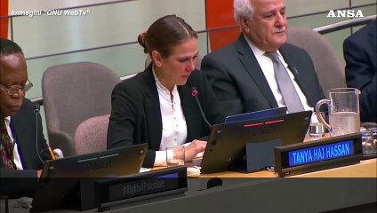 Haj Hassan all'Onu: "Ho assistito alla distruzione inflitta al popolo palestinese"