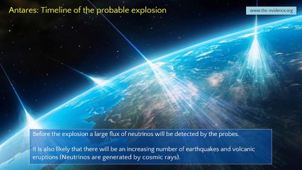 7 - The Evidence – Antares supernova: timeline and events