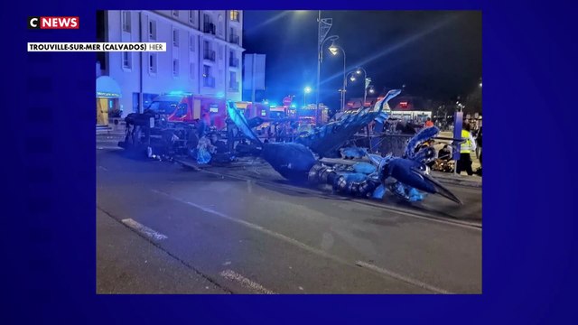 Calvados : un char de la parade de Noël de Trouville s’effondre sur la foule et fait 13 blessés
