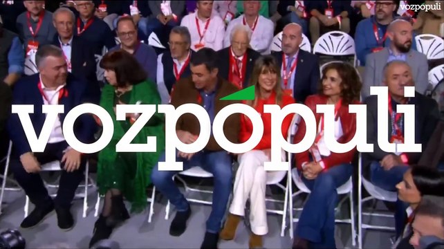 Begoña Gómez acompaña a Pedro Sánchez en el cierre del Congreso Federal del PSOE