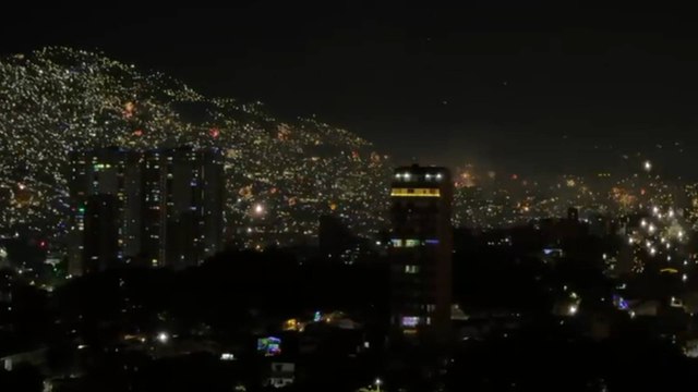 Alborada en Medellín dejó un saldo preliminar de cinco quemados: tres serían menores