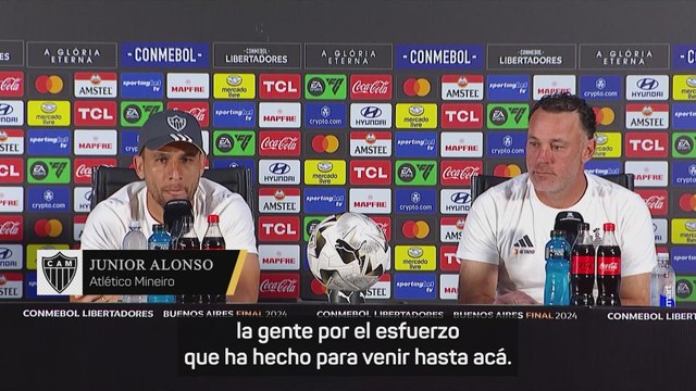 Zona Mixta Atlético Mineiro tras perder la Copa Libertadores