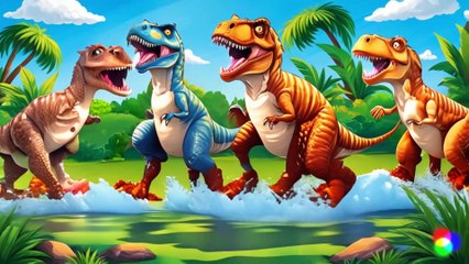 Stomp and Roar of the Dinosaurs | Animation Cartoon Poems