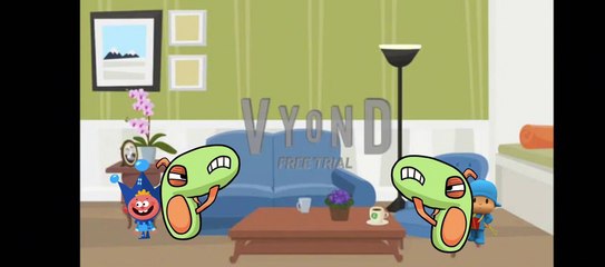 Blue woolly jumper kills pocoyo