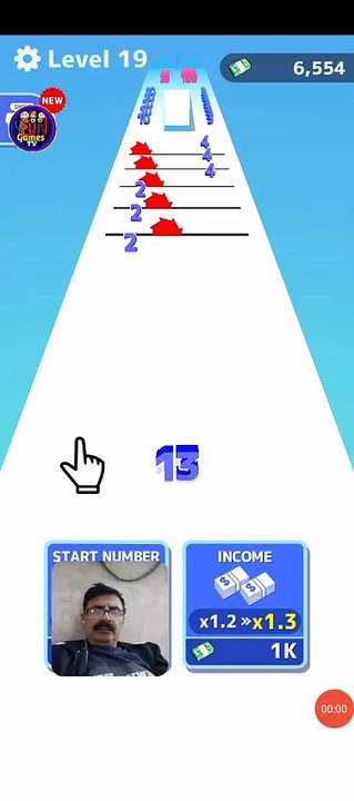 Level #16 Number Master: Run and merge racing 3D mobile Gameplay #numberfun #rungame #playsimple