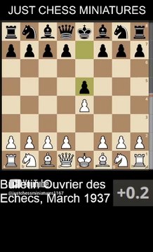 Bulletin Ouvrier des Echecs. Blackburne's checkmate
