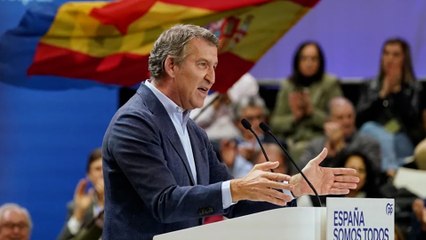 Feijóo acusa a Sánchez de "autoelogiarse" y de obligar a sus militantes "a quemarse las manos"