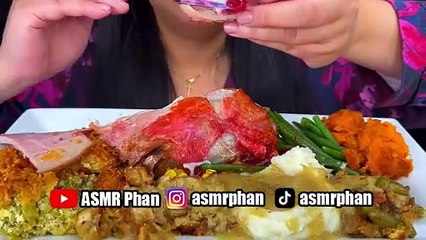 ASMR LEFTOVERS | MUKBANG | EATING SOUNDS | ASMR Phan