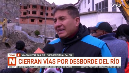 cierran vias