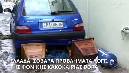 Βιβλική καταστροφή από την «Bora» στη Ρόδο - Επεσε το 75% του όγκου της βροχής στη Βαλένθια