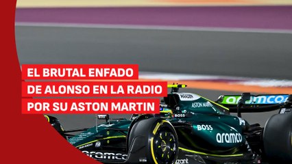 El brutal enfado de Alonso por la radio