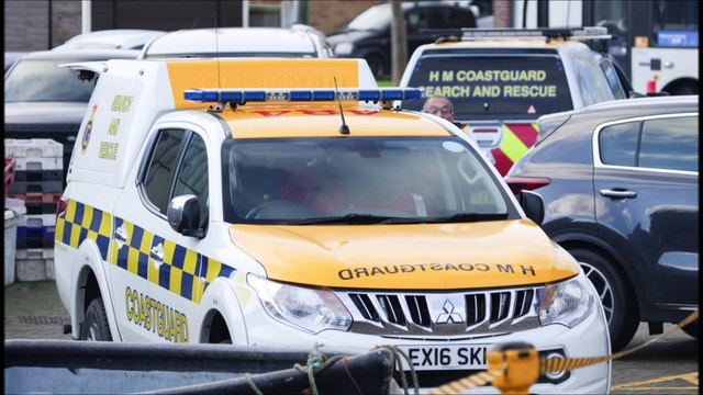 Photos show large search and rescue operation off the coast in West Sussex; Dozens of police and Coastguard helicopter spotted