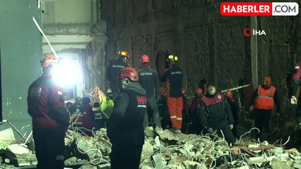 Güngören'de Çöken Binada Enkaz Altındaki İşçiye Ulaşıldı