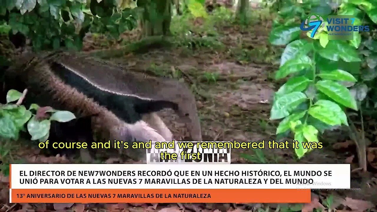 El director de New7Wonders recordó que en un hecho histórico, el mundo se unió para votar a las Nuevas 7 Maravillas de la Naturaleza y del Mundo