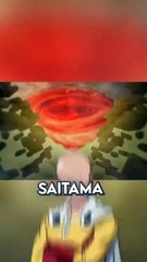 La Vraie Force de Saitama #science #maths #physique #onepunchman #manga