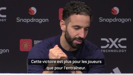 Man. United - Amorim : "Cette victoire est plus pour les joueurs que pour l'entraîneur"