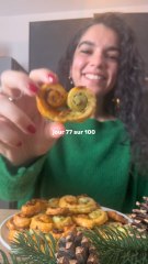 Jour 77/100 - Palmiers de Noël au pesto 🌴