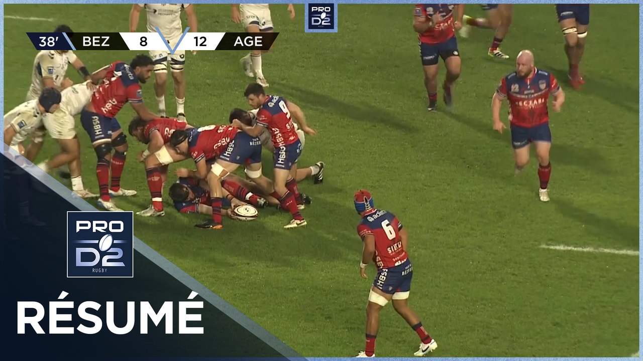 PRO D2 Saison 2024-2025 J12 - Résumé AS Béziers Hérault - SU Agen
