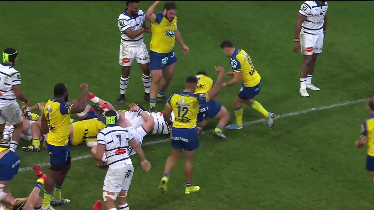 TOP 14 - Essai de Barnabé MASSA (ASM) - ASM Clermont - Castres Olympique