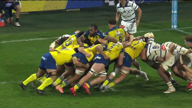 TOP 14 - Essai de Fritz LEE (ASM) - ASM Clermont - Castres Olympique
