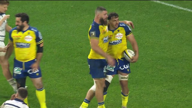 TOP 14 - Essai de Alexandre FISCHER (ASM) - ASM Clermont - Castres Olympique