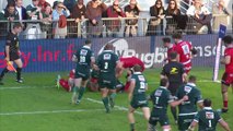 TOP 14 - Essai de Jimi MAXIMIM (SP) - Section Paloise - LOU Rugby