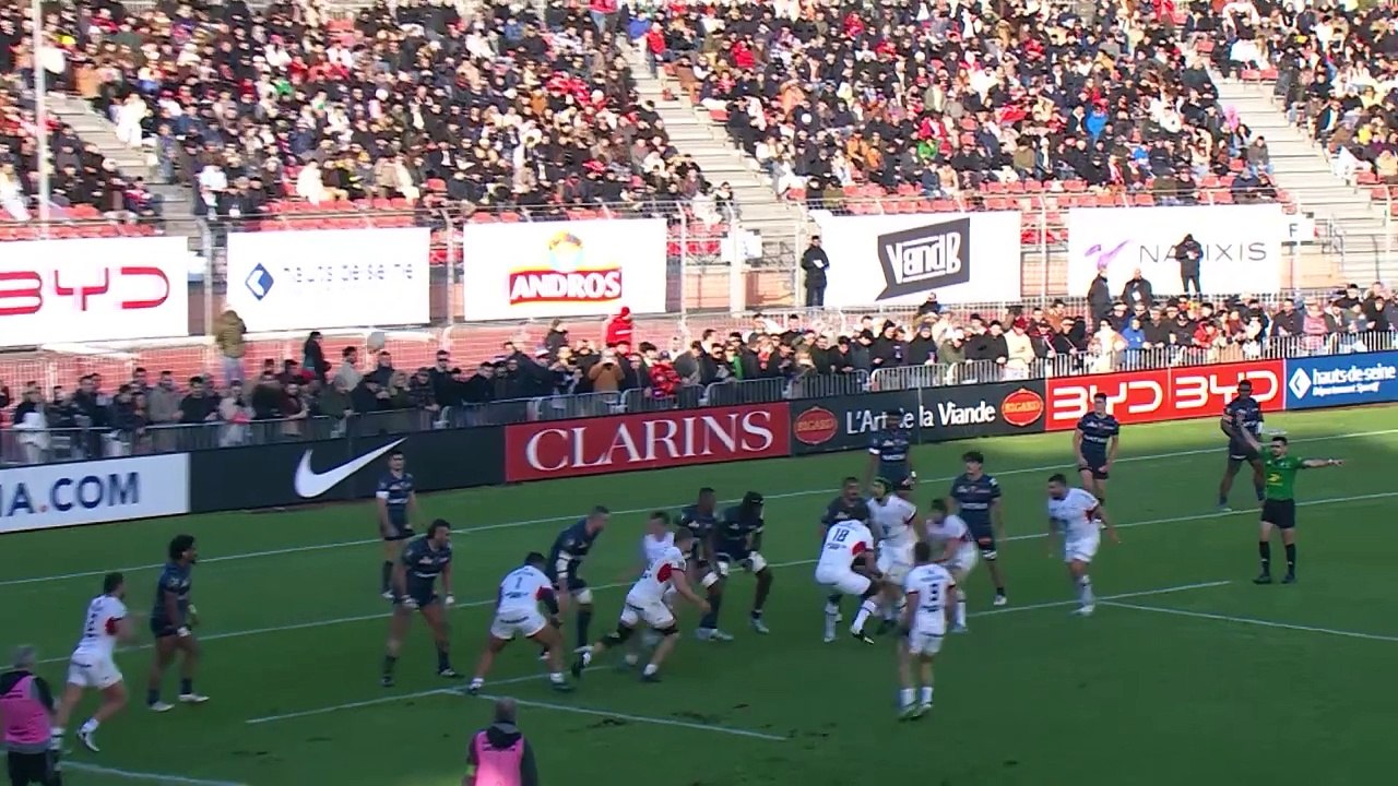 TOP 14 - Essai de Jack WILLIS (ST) - Racing 92 - Stade Toulousain