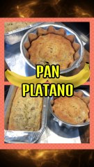 ¡Receta de pan de Plátano Delicioso! descubre el secreto