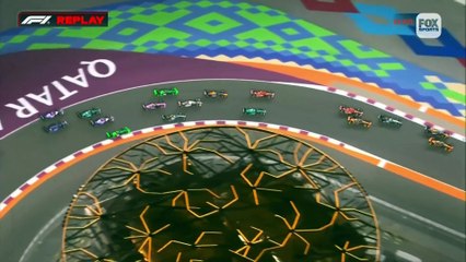 Franco Colapinto fue chocado en la primera curva del Gran Premio de Qatar