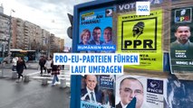 Rumänien-Wahl: Erste Umfragen zeigen Pro-EU-Mehrheit