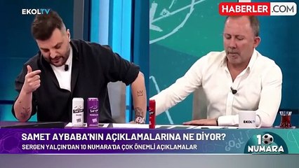 Sergen Yalçın, Beşiktaş için son kararını canlı yayında açıkladı