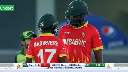 Zimbabwe vs Pakistan 1st T20I Highlights 2024