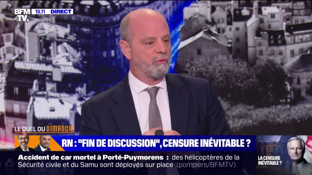 Vote du budget 2025: C'est très dommage d'avoir des acteurs politiques qui jouent au marchandage , regrette Jean-Michel Blanquer