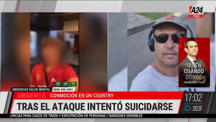 🚨HORROR EN UN COUNTRY: MATÓ A SU PAPÁ, HIRIÓ A SU MAMÁ Y HERMANA E INTENTÓ SUICIDARSE
