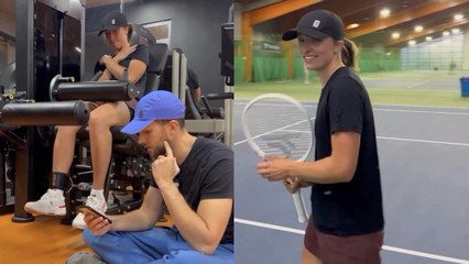 Tennis  WTA 2024 - Après la polémique sur son contrôle positif et suspension, Iga Swiatek est de retour à l'entrainement
