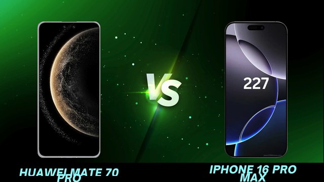 Huawei Mate 70 Pro vs Apple iPhone 16 Pro Max