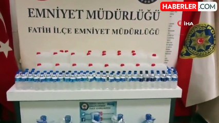 Fatih'te Sahte İçki Operasyonu: 155 Litre Ele Geçirildi
