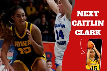 Iowa Hawkeyes' 21-year-old forward absolutely destroys defenders as she looks to fill the void Caitlin Clark left