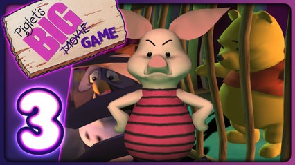 Piglet's Big Game Walkthrough Part 3 (PS2) 100% Owl's Dream [4K]