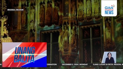 Light show, isinagawa sa Grand Place Plaza sa pagsisimula ng Christmas season | Unang Balita