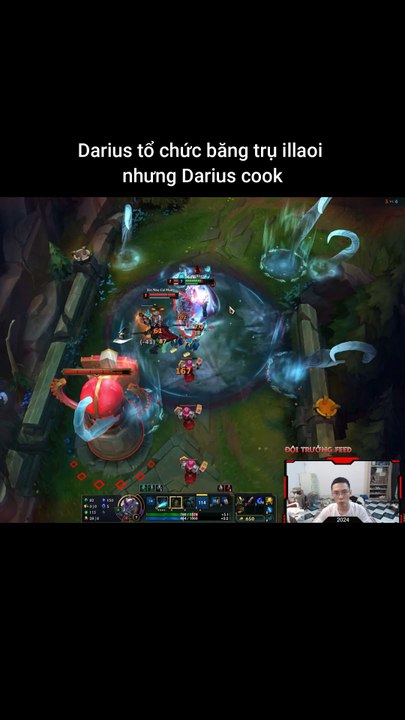 Darius tổ chức băng trụ illaoi nhưng Darius cook #darius #illaoi #lienminhhuyenthoai #leagueoflegends