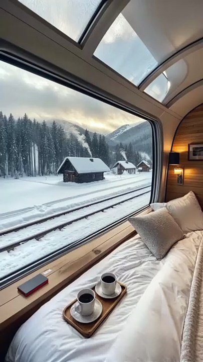 Magical Winter Train Ride.