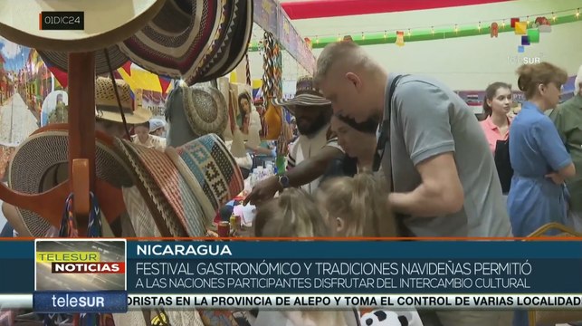 Festival gastronómico y tradiciones navideñas congregó a más de 38 países en Nicaragua