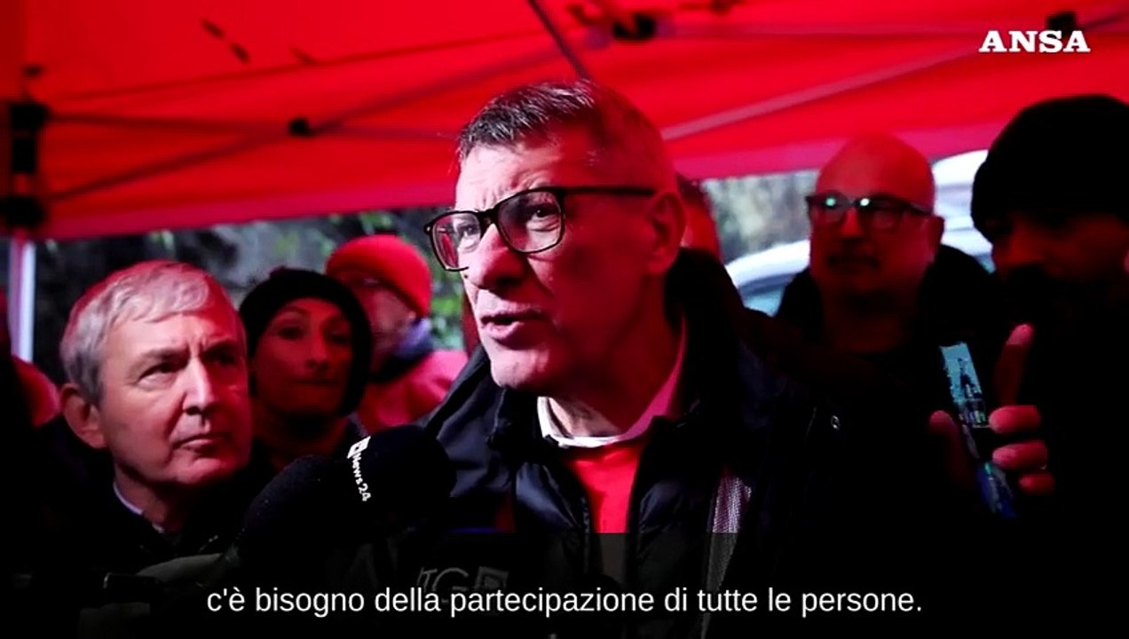 Sciopero generale, Landini (Cgil): "Vogliamo rivoltare il Paese come un guanto"