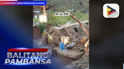 Tulay sa San Jose Elementary School sa Caramoran, Catanduanes, bumigay