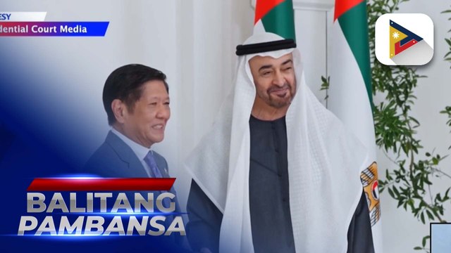 PBBM, inilatag ng kahandaan ng Pilipinas na mapalalim pa ang relasyon sa UAE